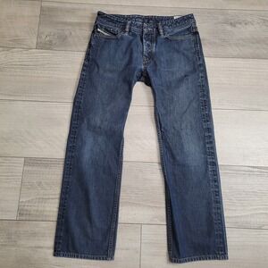 Diesel Jeans Mens 31x32 (33x30) Dark Wash Viker Button Fly Straight Leg Y2K‎